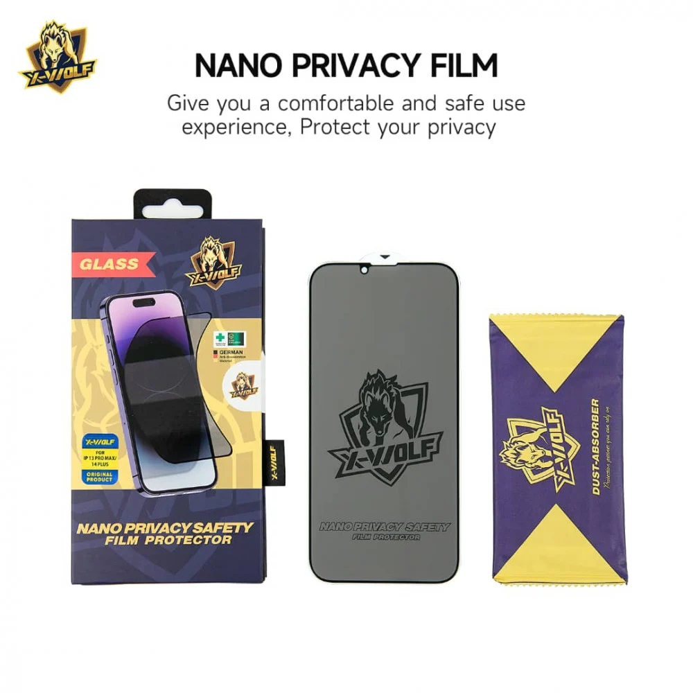 لصقة شاشة X-Wolf Nano Privacy Film